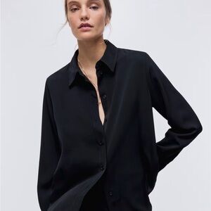 Elegant Black Women's Top